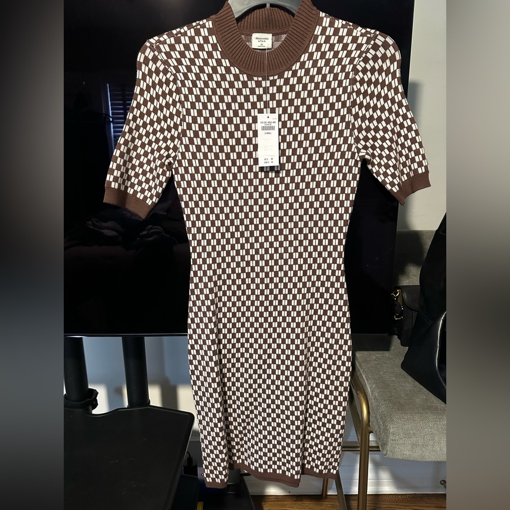 Abercrombie & Fitch Mockneck Sweater Dress